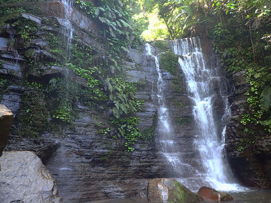 1日2組限定でジャングルツアー　ツアー写真　ゲーダ2段目の滝